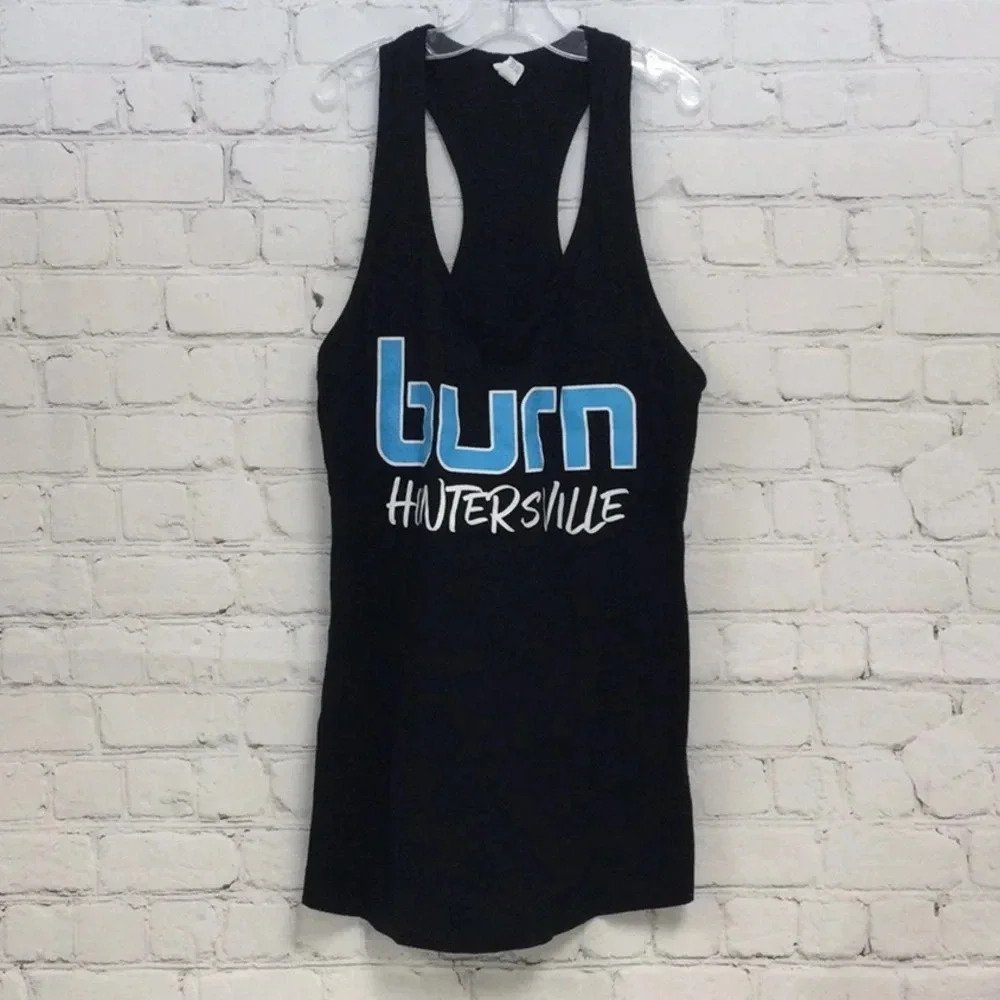 Like new Burn Bootcamp Huntersville, NC Black Tank Top size Large